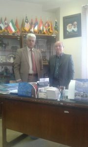 الدكتور عابدين فاهدان رئيس مكتب العلاقات الدولية في جامعة فردوسي